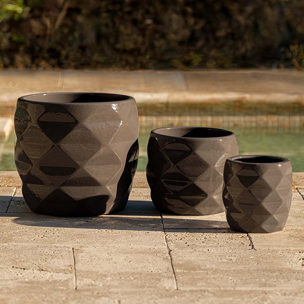 Origami Planter - Plum - S/3