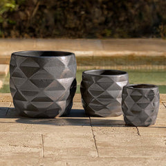 Origami Planter - Tropic Red - S/3