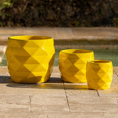 Origami Planter - Plum - S/3