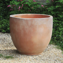 Campania Causago Round Planter - Terra Cotta Set of 4