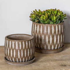 Campania Parabola Planter Set of 8