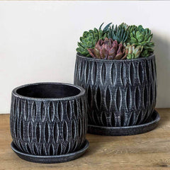 Campania Parabola Large Round Planter - Set of 8