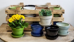 Photo of Campania Garden Terrace Small Round Crate Set of 16 - Marquis Gardens