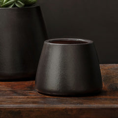 Campania Artisan Pot, Medium  Matte Black