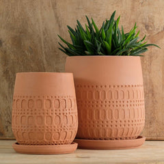 Campania Mojave Planter  Terra Cotta