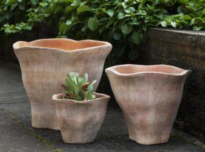 Photo of Campania Fox Glove Planter - Terra Cotta - Set of 3 - Marquis Gardens