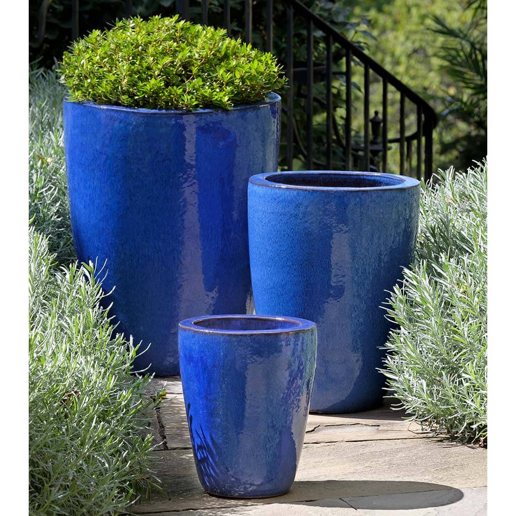 Campania Marta Planter  Riviera Blue