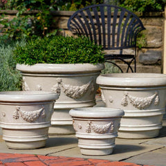 Campania Garland Rolled Rim - Antique White - Set of 4