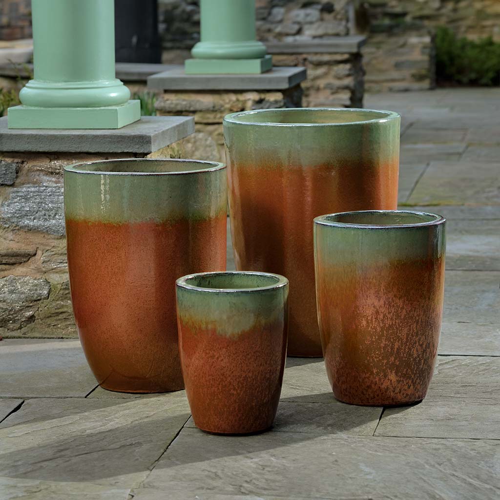 Campania Ojai Planter - Pearl - Set of 4