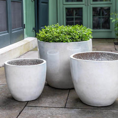Campania Rafi Planter - Pearl - Set of 3