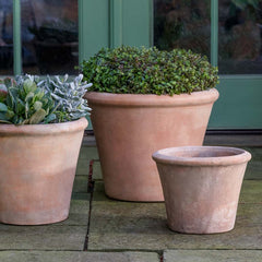 Cortona Planter, Large - Antico Terra Cotta - S/2