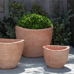 Belize Planter - Brown Terra Cotta - S/3