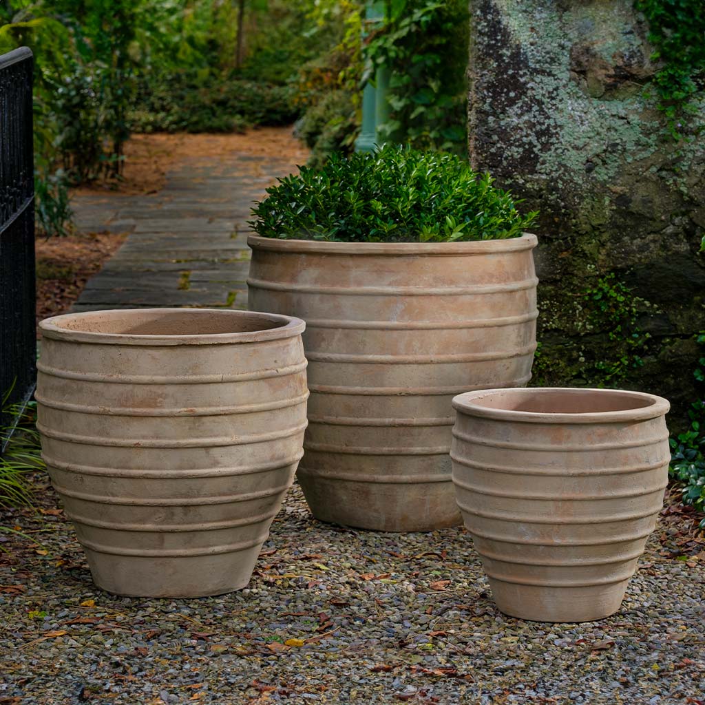 Campania Vari Planter  Antico Terra Cotta