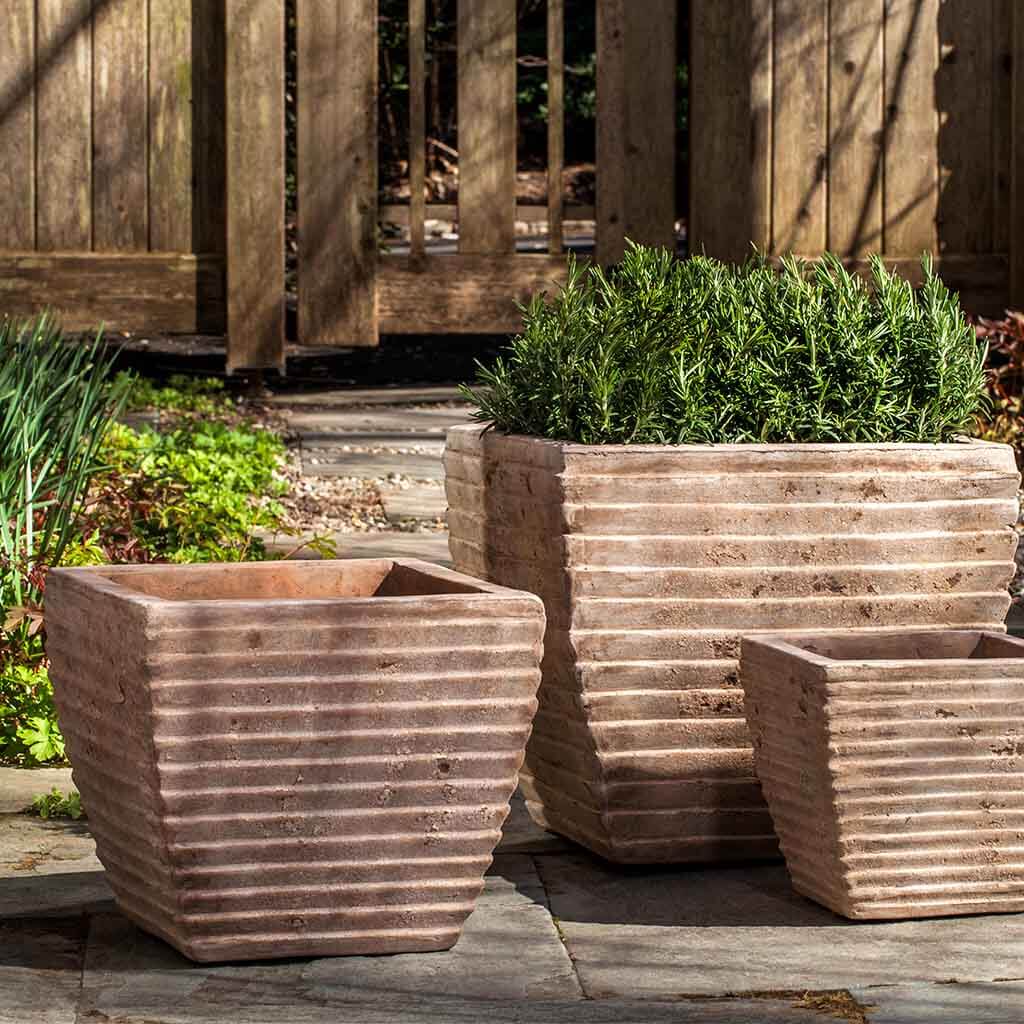 Campania Ipanema Square Planter - Set of 3