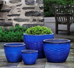 Campania Tall Hyphen Planter - Set of 4