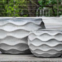 Campania Low Rumba Planter - Set of 2