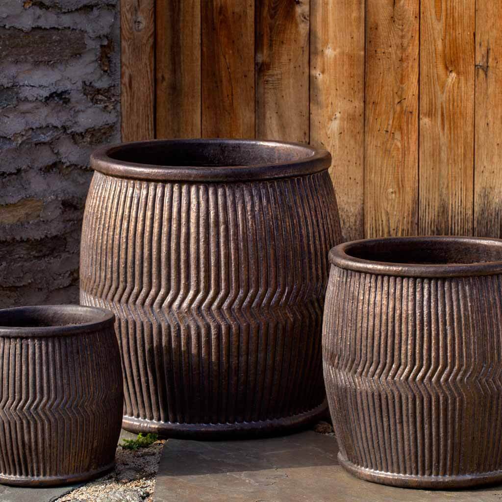 Campania Rain Barrel - Set of 3