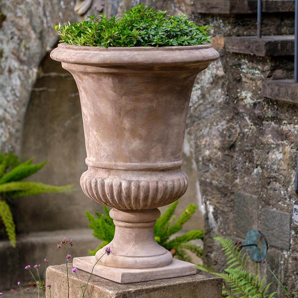 Campania Alberobello Urn  Antico Terra Cotta