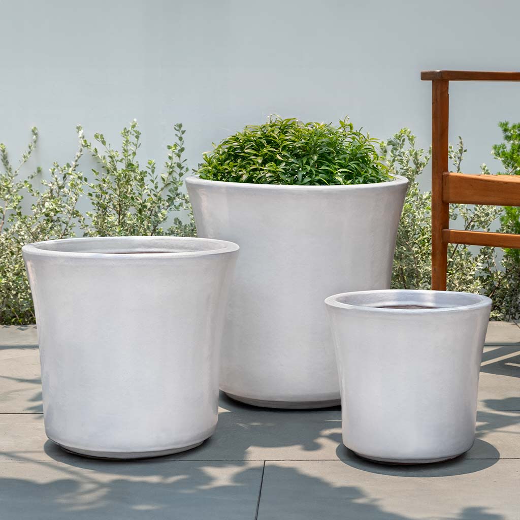 Campania Concord Planter  Antique White