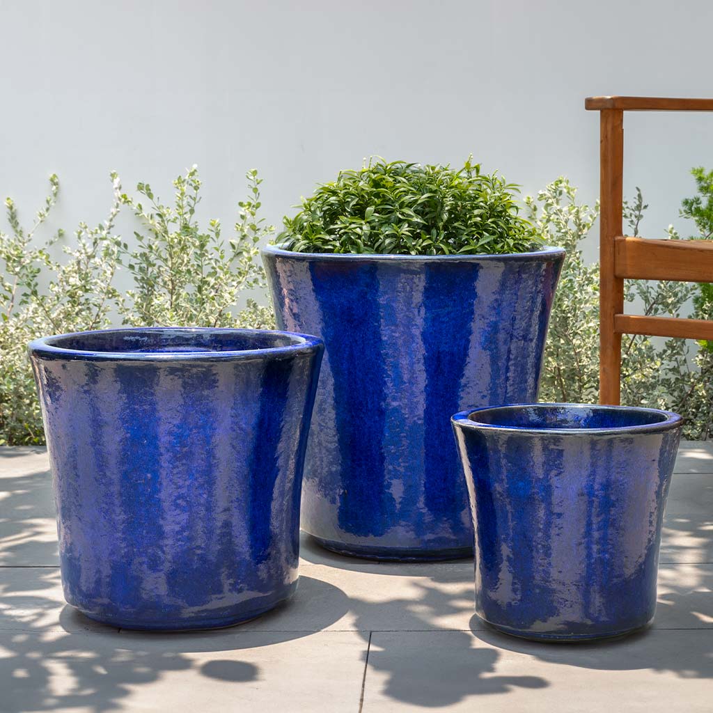 Campania Concord Planter  Riviera Blue