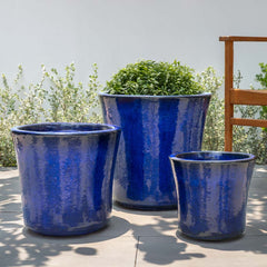 Campania Concord Planter  Riviera Blue