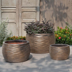 Campania Montauk Planter  Bronze