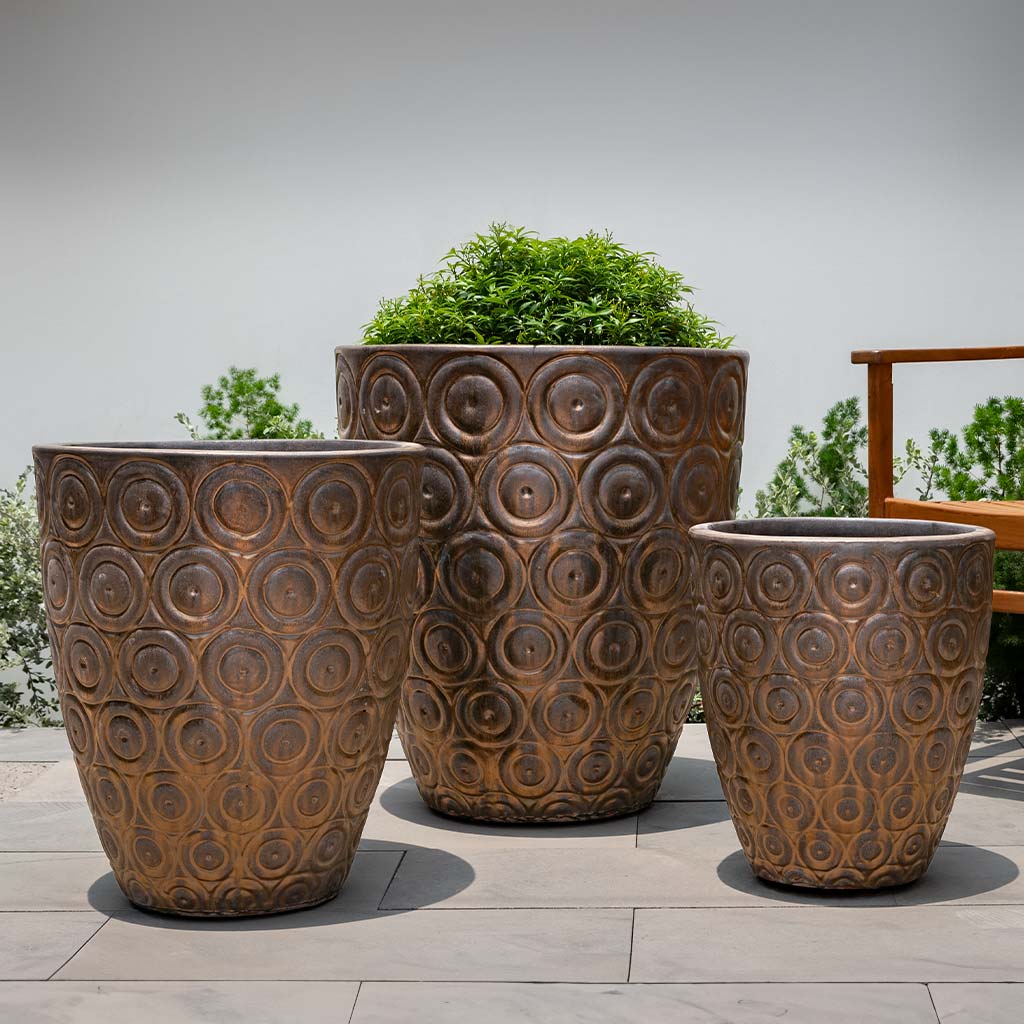 Campania Benicio Planter  Antique White