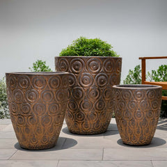 Campania Benicio Planter  Antique White