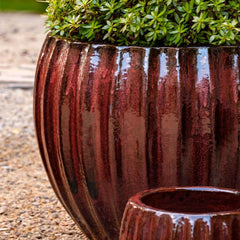 Photo of Campania Cabernet Planter - Bordeaux - Set of 3 - Marquis Gardens