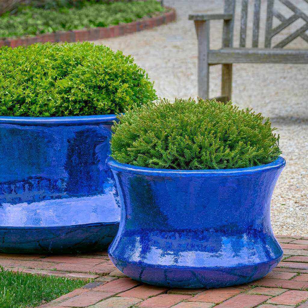 Photo of Campania Jura Planter - Graphite - Set of 2 - Marquis Gardens