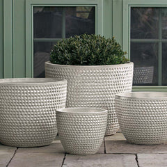 Campania Coin Pot, Tall  Aqua