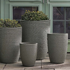 Campania Coin Pot, Tall  Aqua