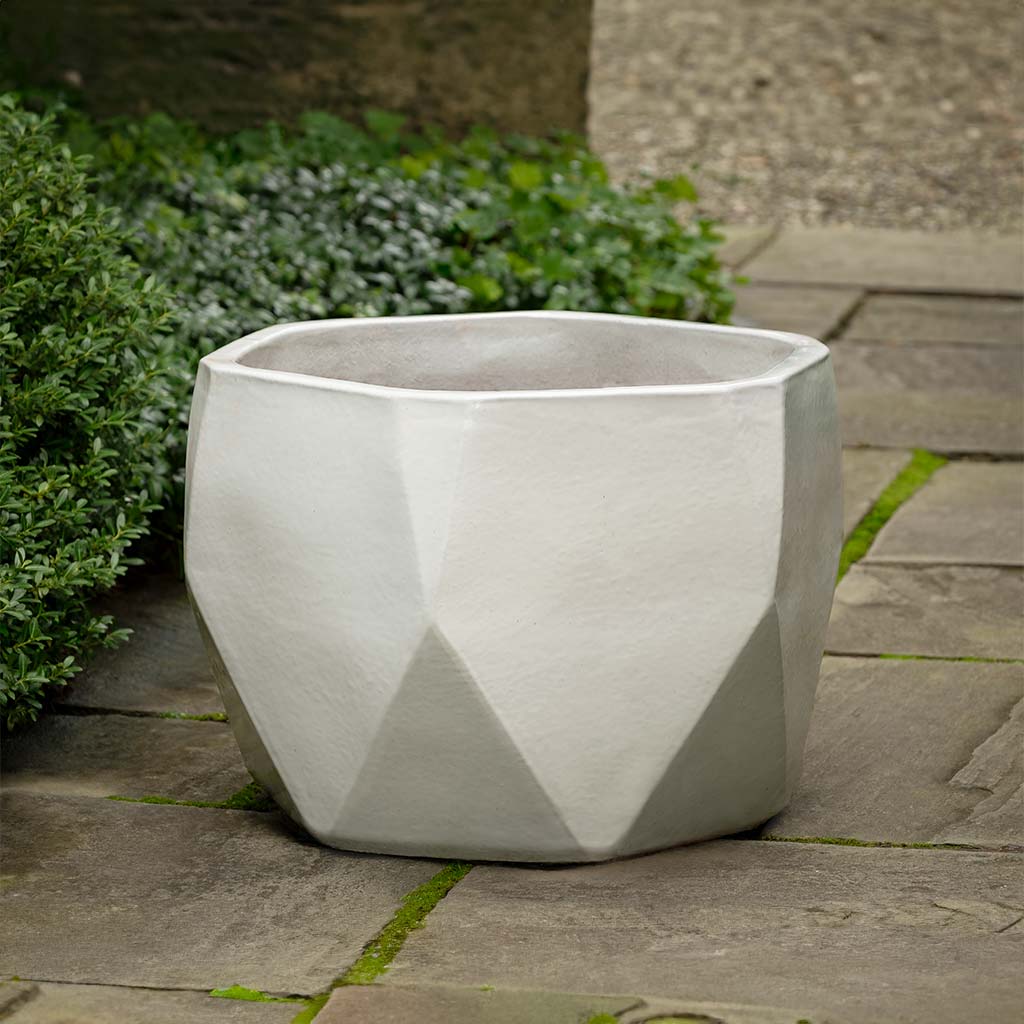 Campania Prism Planter  White