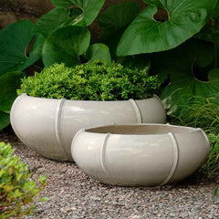Campania Rib Vault Planters Set of 2