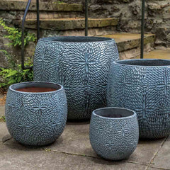 Campania Sand Dollar Planter Set of 4