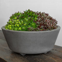 Campania Geo Round Footed Planter - Set of 4