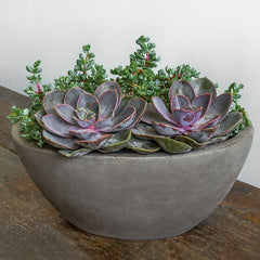 Campania Geo Cylinder Planter - Fiber Cement - Set of 4