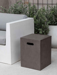 Campania Urban Round Garden Table - Fiber Cement