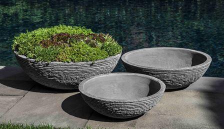 Campania Stone Ledge Zen Bowl - Stone Ledge - Set of 3
