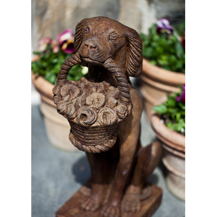 Photo of Campania Vintage Dog With Basket - Marquis Gardens