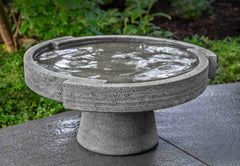 Campania Concept Birdbath, Low