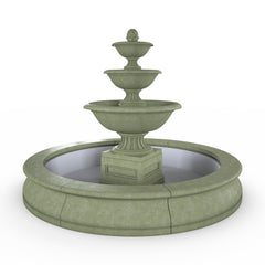Photo of Campania Fonthill Fountain in Basin - Marquis Gardens