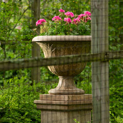 Palais Arabesque Urn with Pedestal