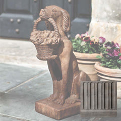 Campania Vintage Dog With Basket