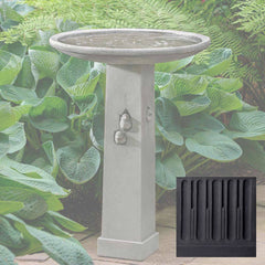 Campania Birdhouse Birdbath