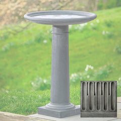 Campania Classic Column Birdbath