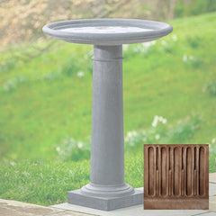 Campania Classic Column Birdbath