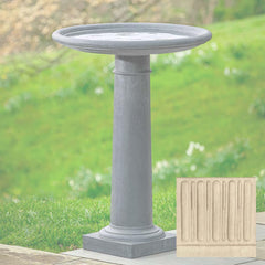 Campania Classic Column Birdbath