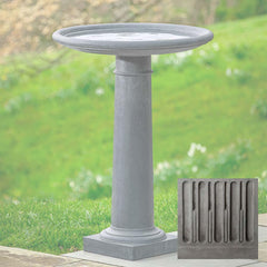 Campania Classic Column Birdbath