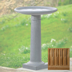 Campania Classic Column Birdbath